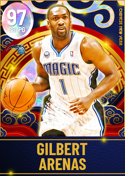 NBA 2K22 | 2KDB Custom Card (Chinese New Year (Gilbert Arenas))