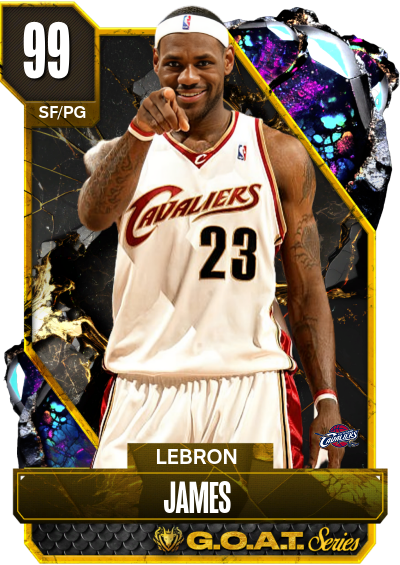 NBA 2K24 | 2KDB Custom Card (LEBRON JAMES GOAT SERIES)