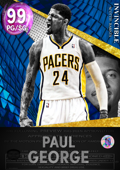NBA 2K22 | 2KDB Custom Card (INVINCIBLE DADDY PAUL GEORGE)