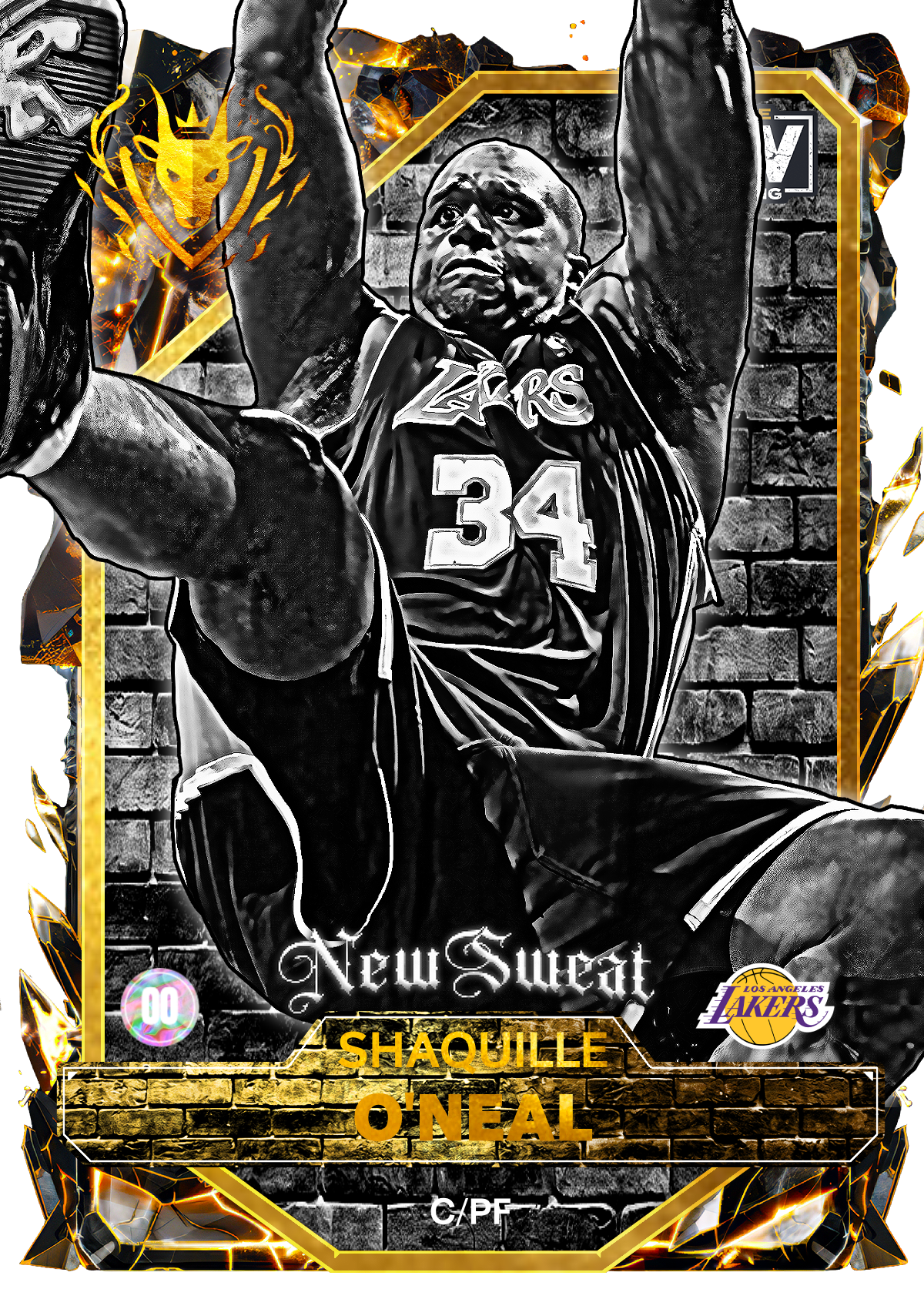 Shaq x AEW (collab w/ 3z0Designs pt 2)