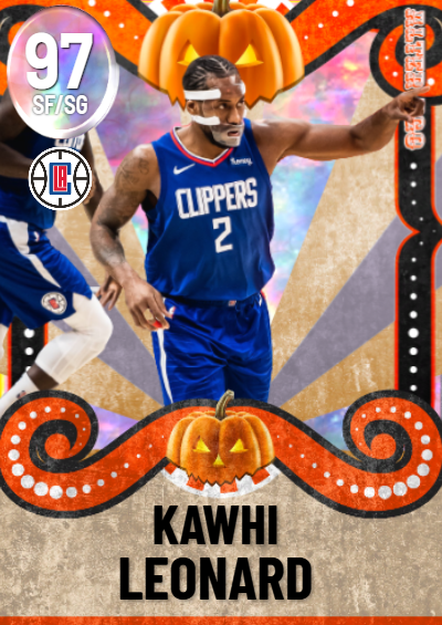 Kawhi Leonard masked