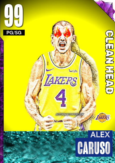 Clean head Alex Caruso