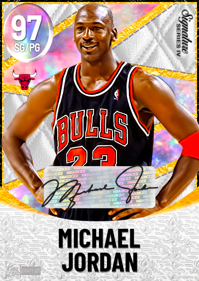 NBA 2K22 | 2KDB Custom Card (Signature Series lV (Michael Jordan))