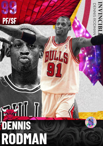 NBA 2K21 2KDB Custom Card Dennis Rodman