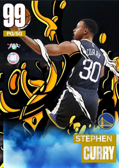 NBA 2K23  2KDB Galaxy Opal Stephen Curry (98) Complete Stats