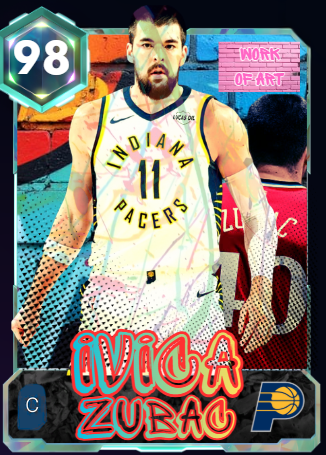 Ivica Zubac Pacers Work of Art