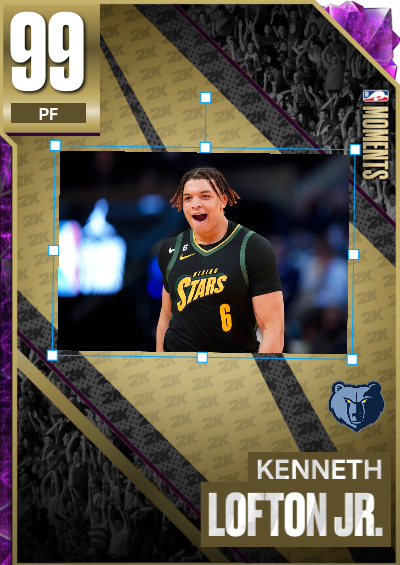 NBA 2K23  2KDB Custom Card (Kenneth Lofton Jr.)