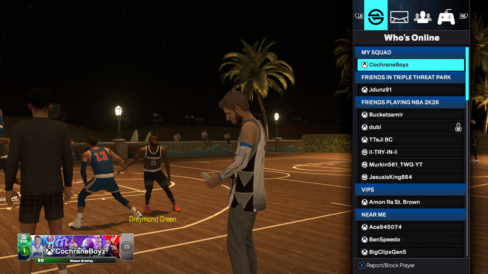 another nfl player in my lobby