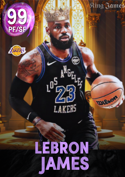 Lebron James NBA 2K22 99 OVR King James