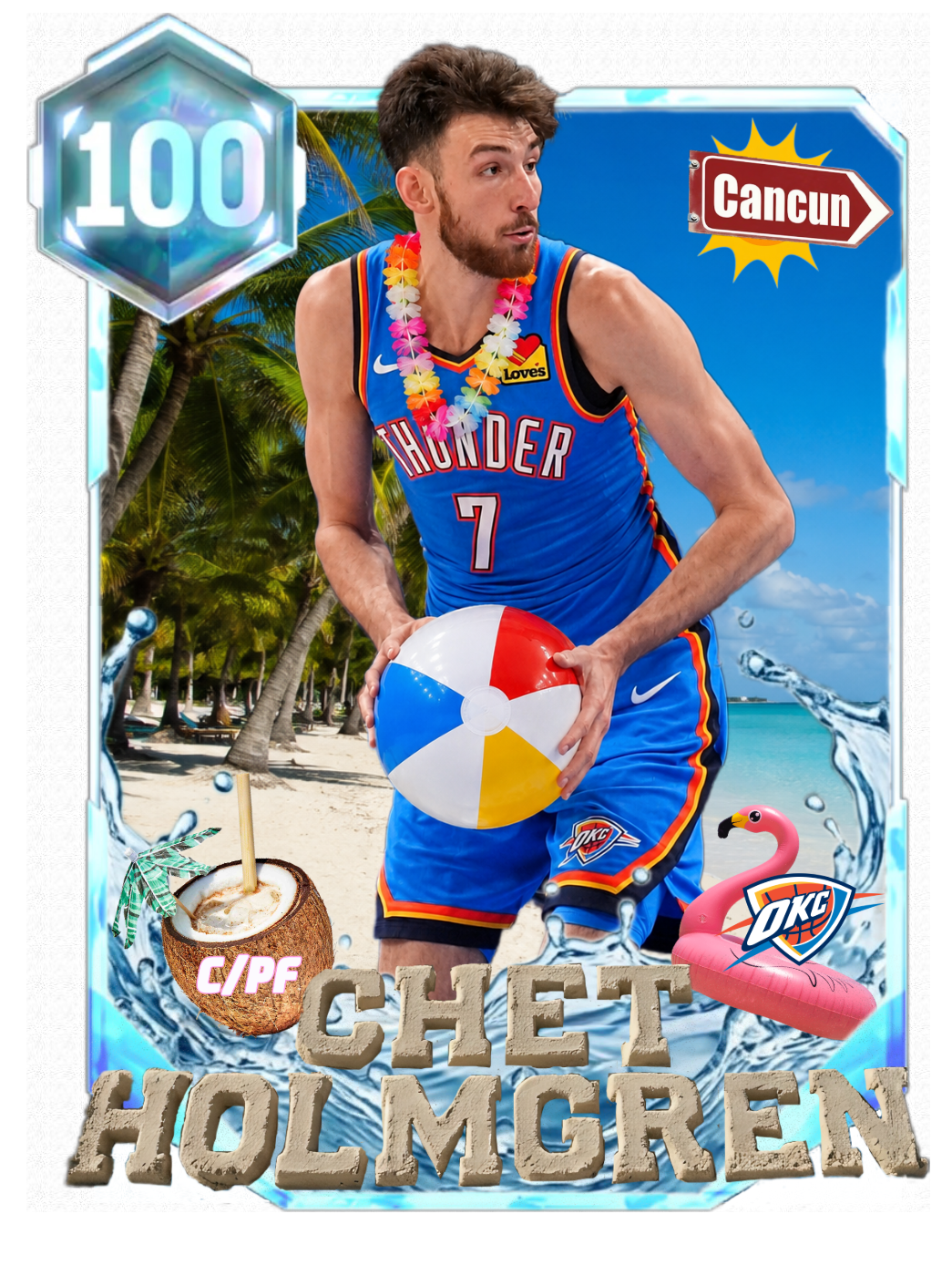 NBA エクスパイヤードカード 2KDB MyTEAM Database | NBA 2K Custom Card (Chet Holmgren CANCUN