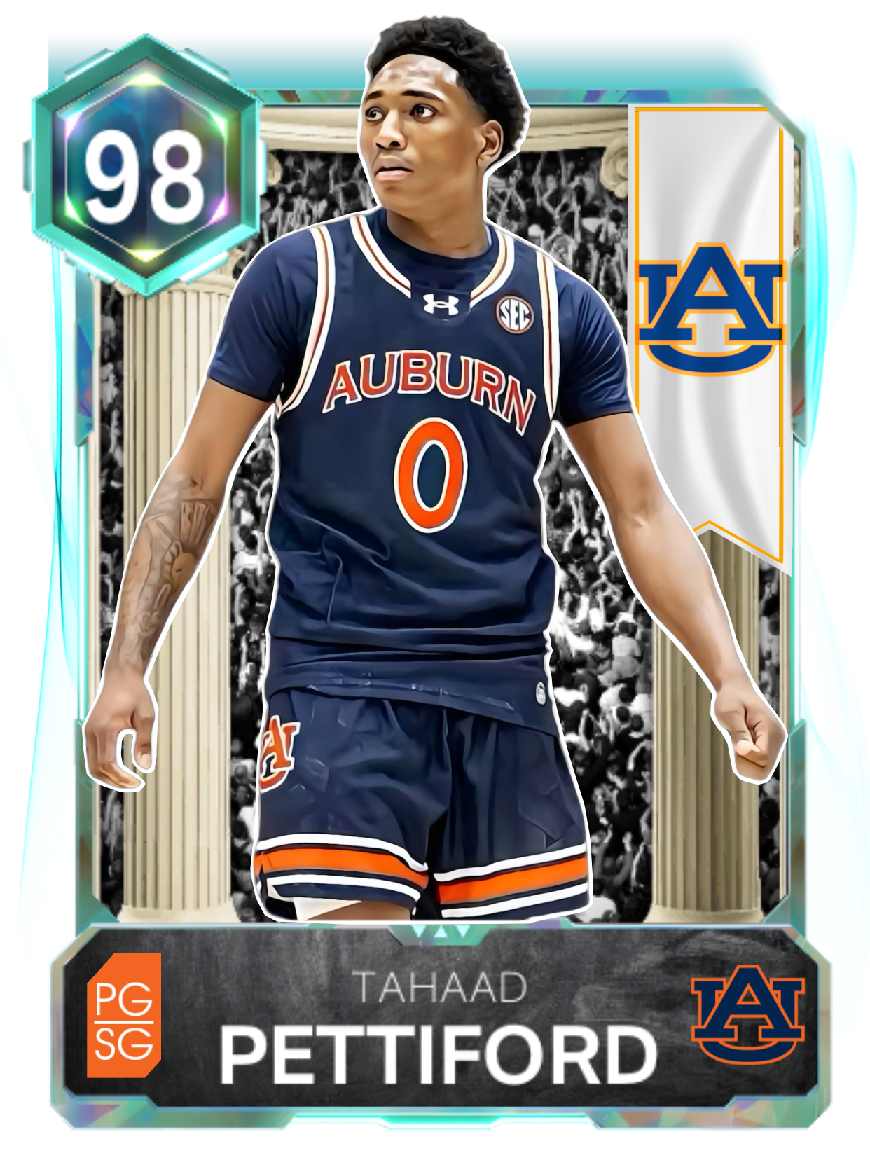 tahaad pettiford - college reward