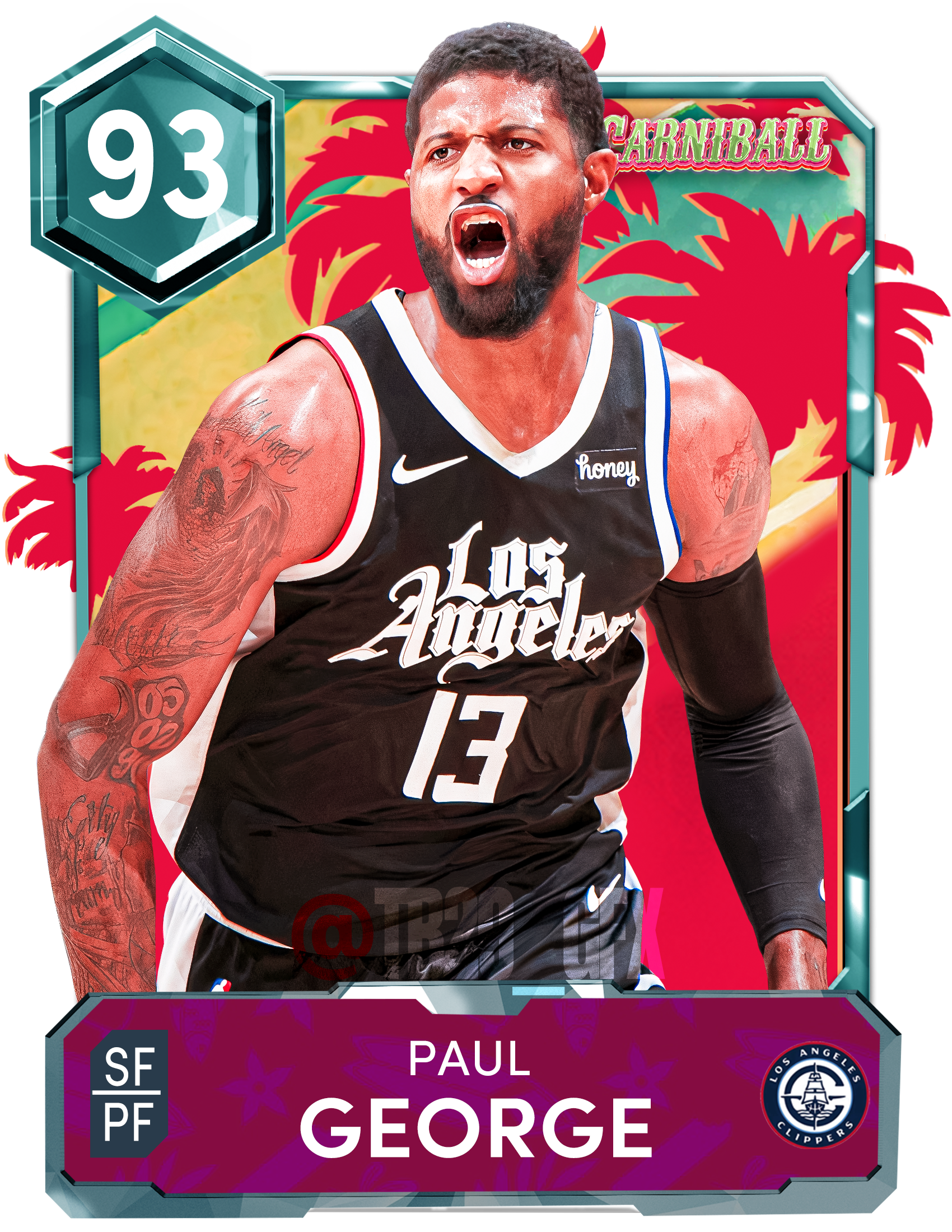 Paul George Carniball card (im back now lol its been a long time )
