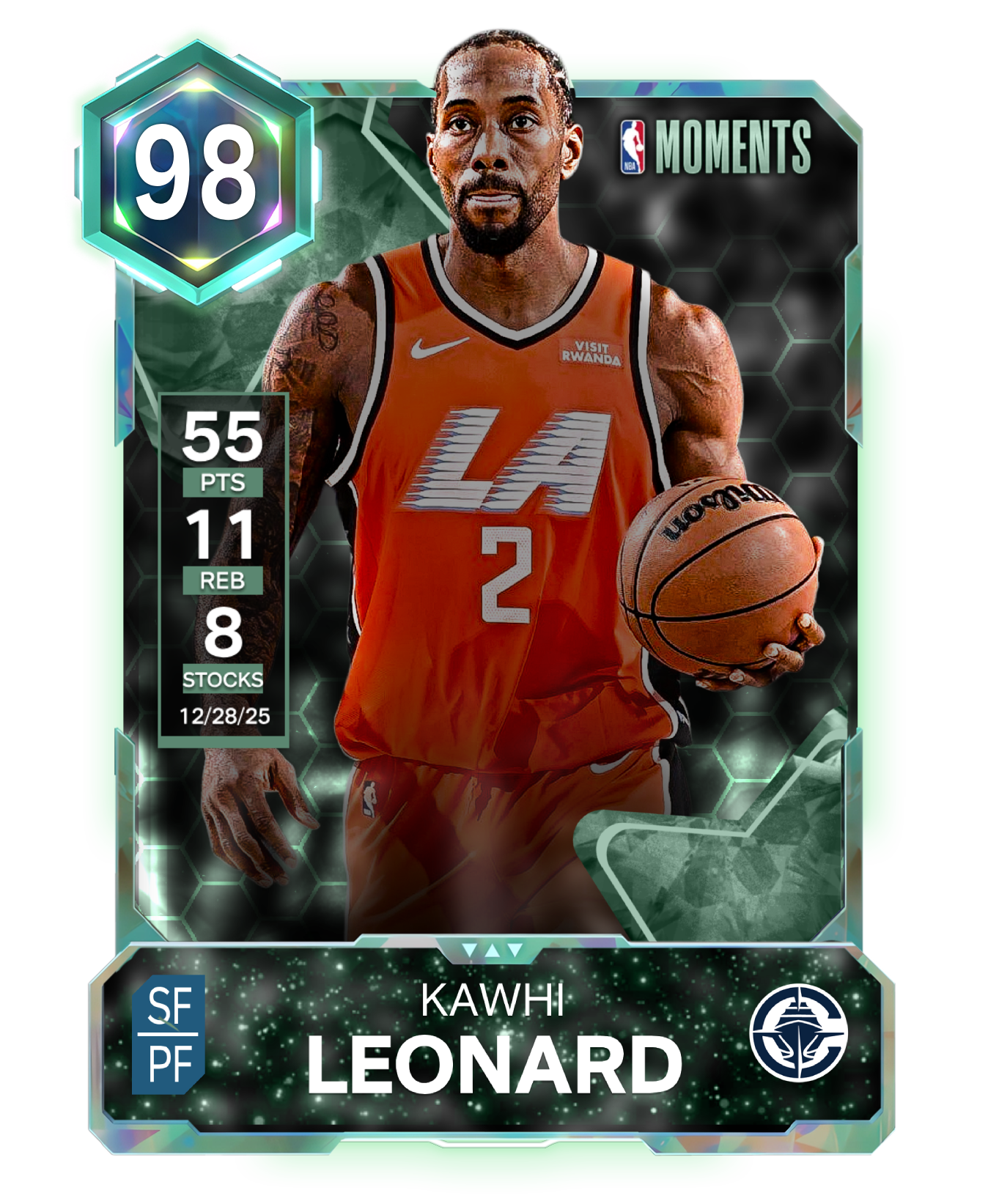 prime kawhi came out last night