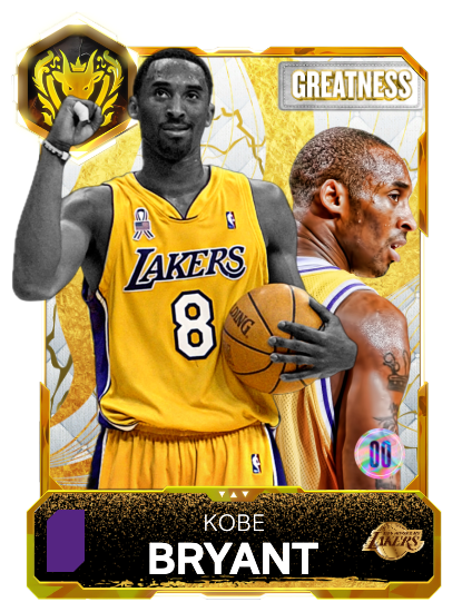 Kobe Bryant Greatness Card GOAT