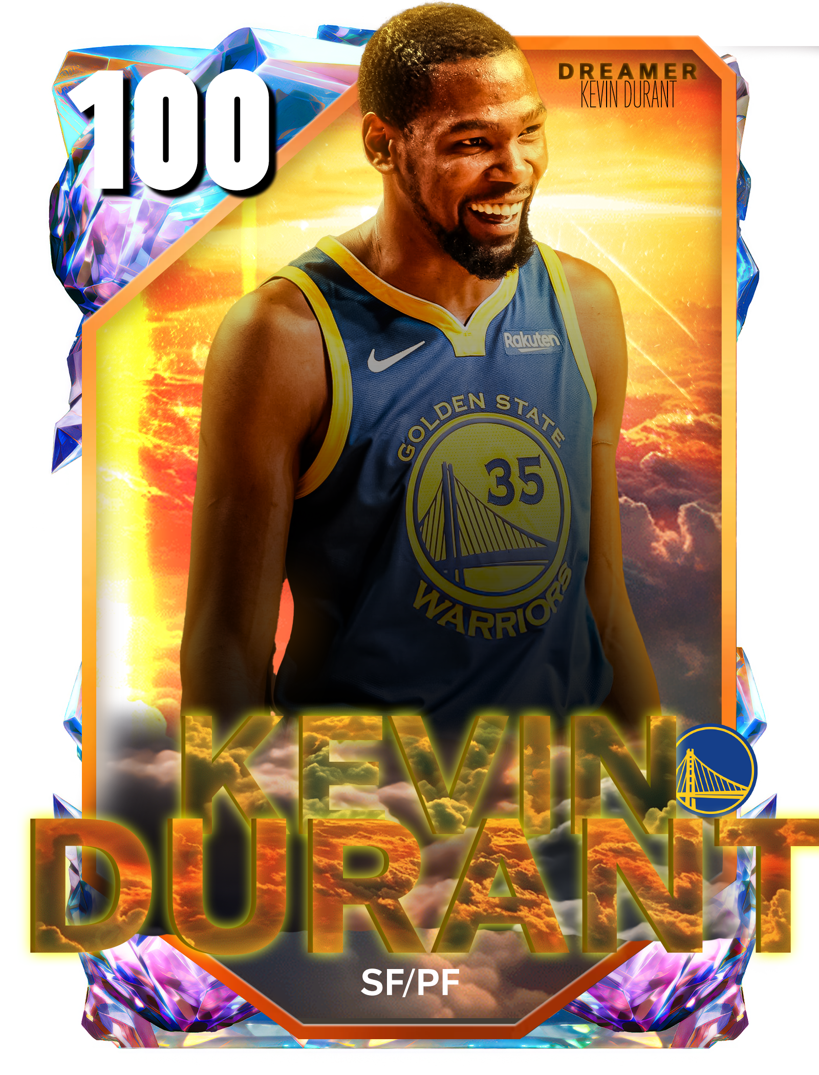 NBA 2K25 | 2KDB MyTEAM NBA 2K Custom Card (dreamers kd set