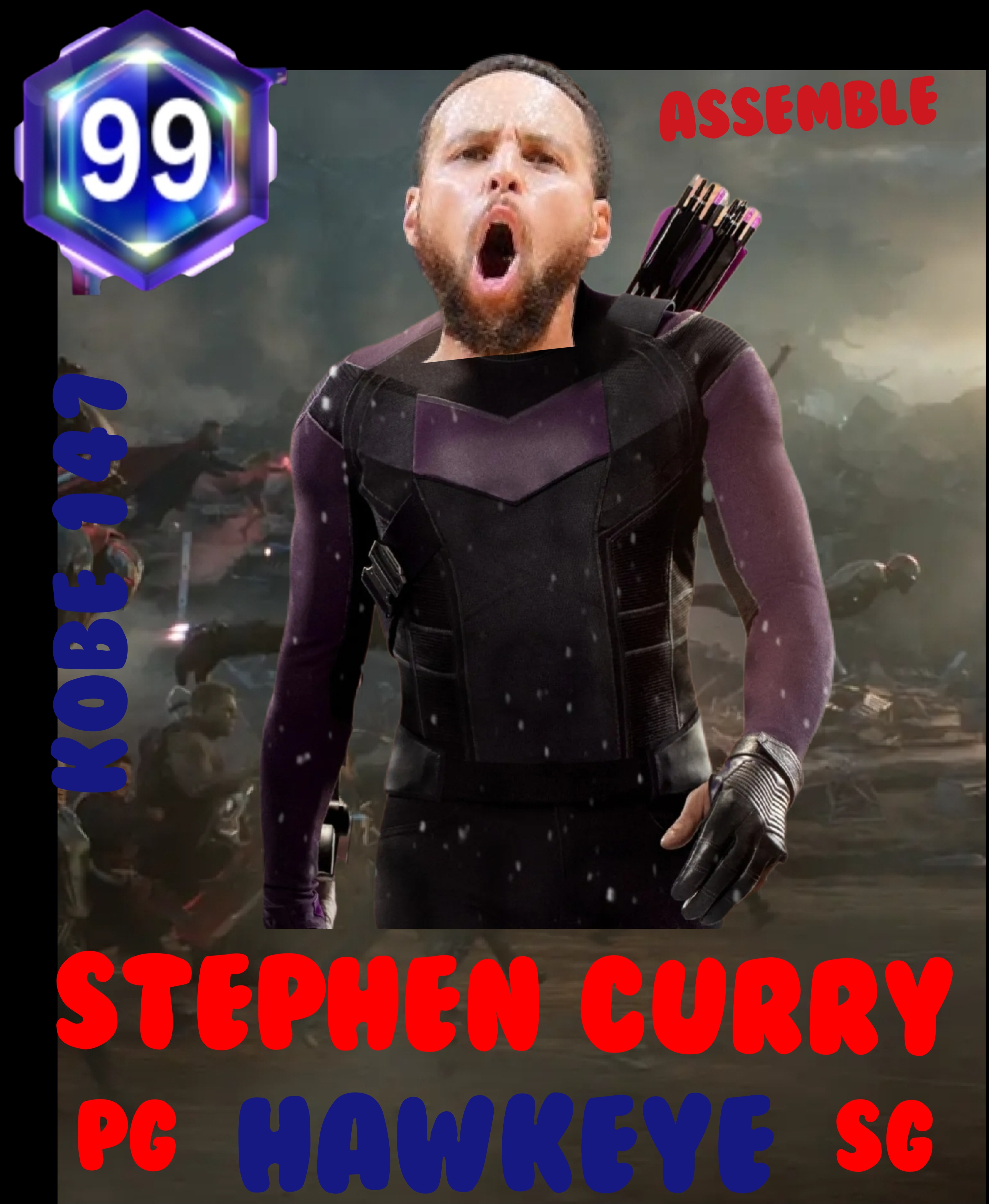 STEPHEN CURRY AS HAWKEYE
