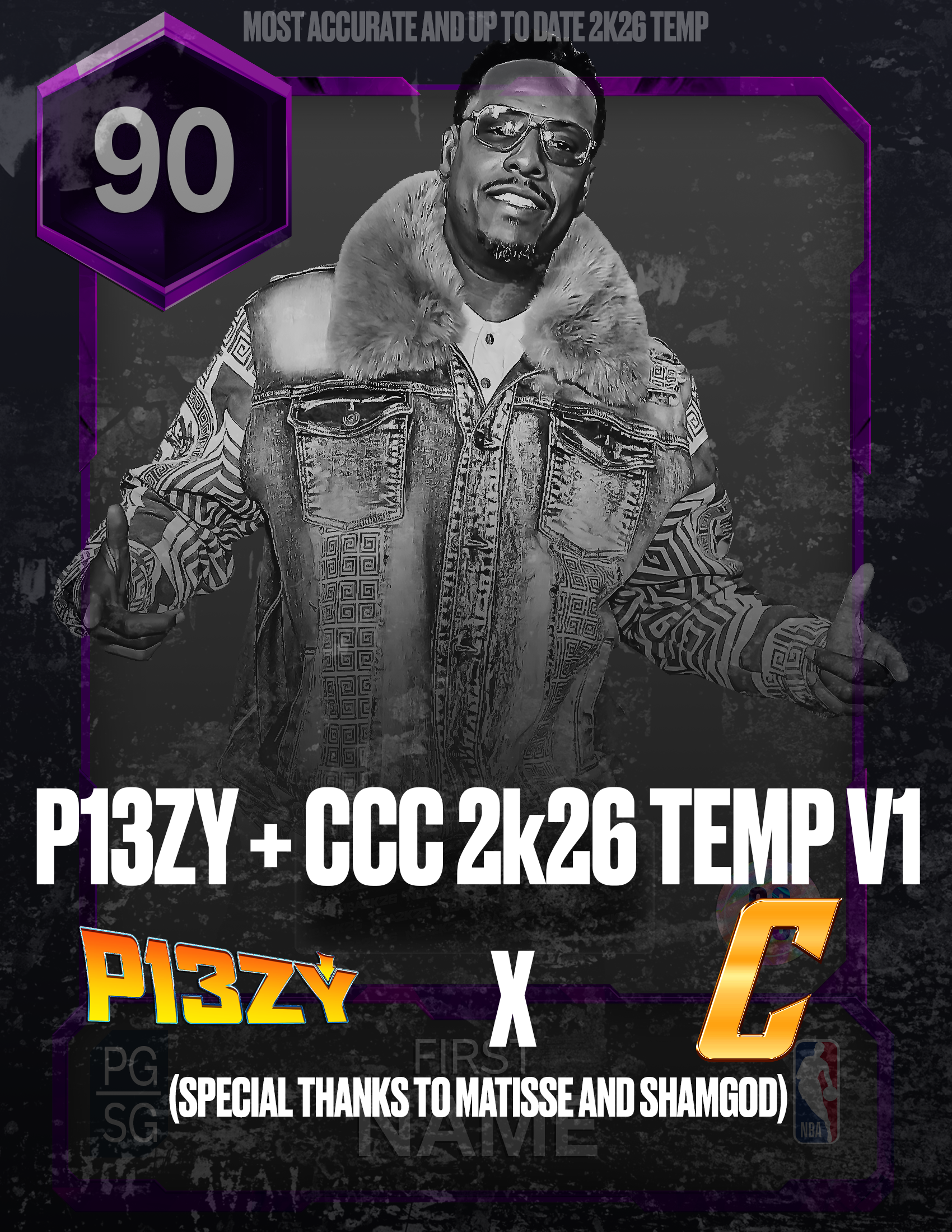 THE OFFICIAL P13+CCC 2K26 TEMPLATE