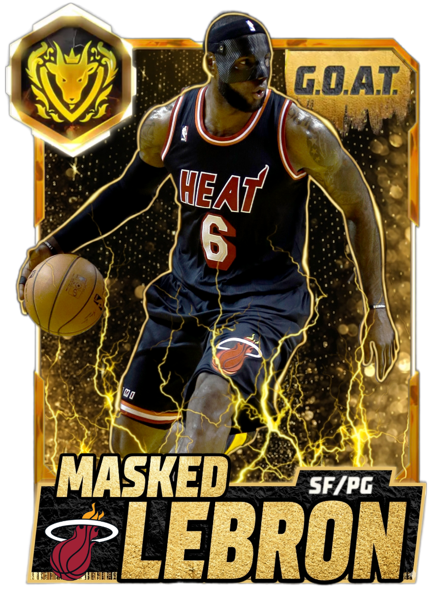 2KDB MyTEAM Database | NBA 2K Custom Card (Masked LeBron G.O.A.T