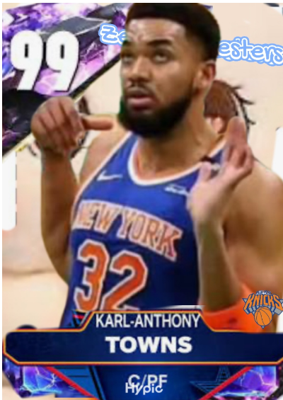 Karl Anthony-Towns zester molester card