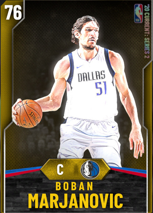 NBA 2K23  2KDB Gold Boban Marjanovic (70) Complete Stats