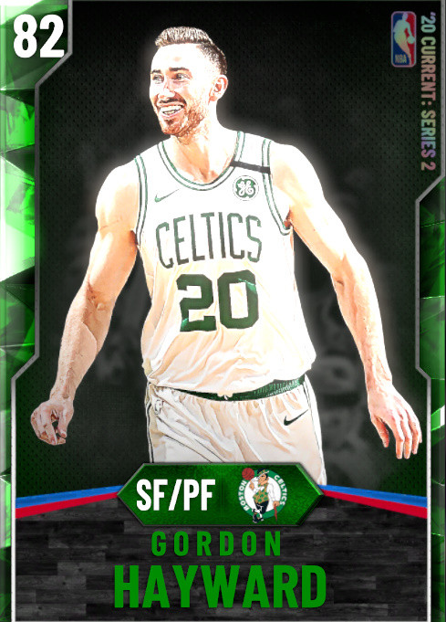 NBA 2K20  2KDB Emerald Gordon Hayward (82) Complete Stats