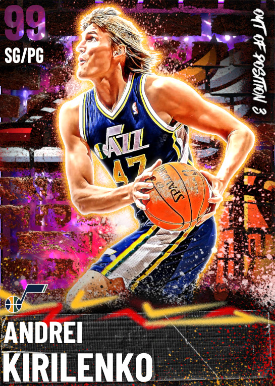 NBA 2K20  2KDB Sapphire Andrei Kirilenko (84) Complete Stats