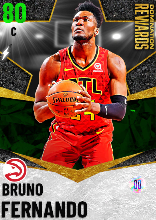 NBA 2K24  2KDB Gold Bruno Fernando (72) Complete Stats