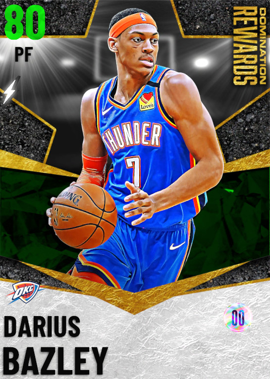 NBA 2K21  2KDB Bronze Darius Bazley (69) Complete Stats