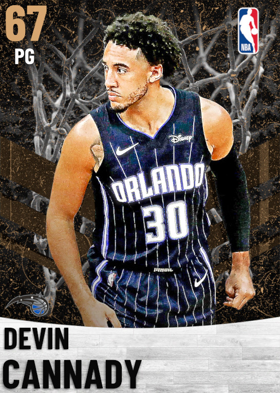 Devin Cannady - Orlando Magic - Game-Issued Earned Edition Jersey