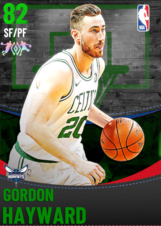 NBA 2K21  2KDB Emerald Gordon Hayward (82) Complete Stats