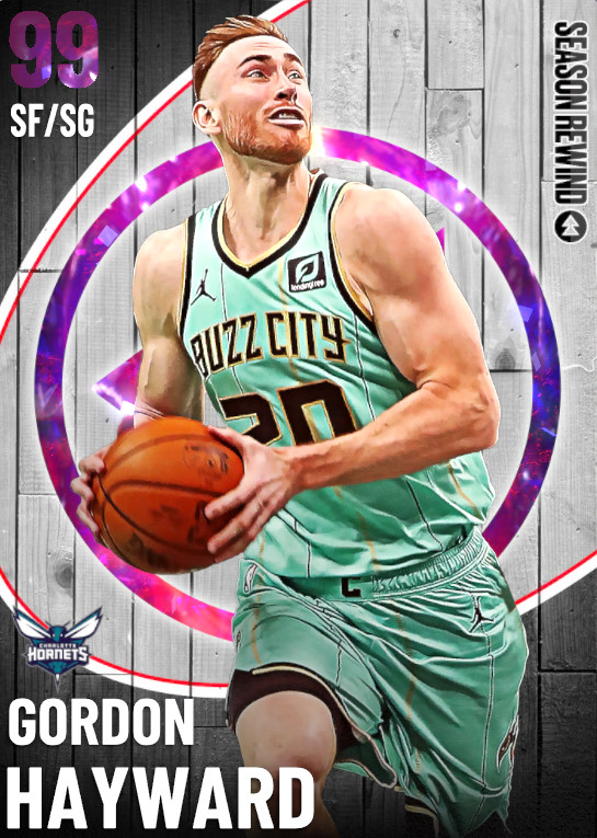 NBA 2K21  2KDB Dark Matter Gordon Hayward (99) Complete Stats