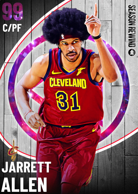 NBA 2K23  2KDB Emerald Jarrett Allen (81) Complete Stats