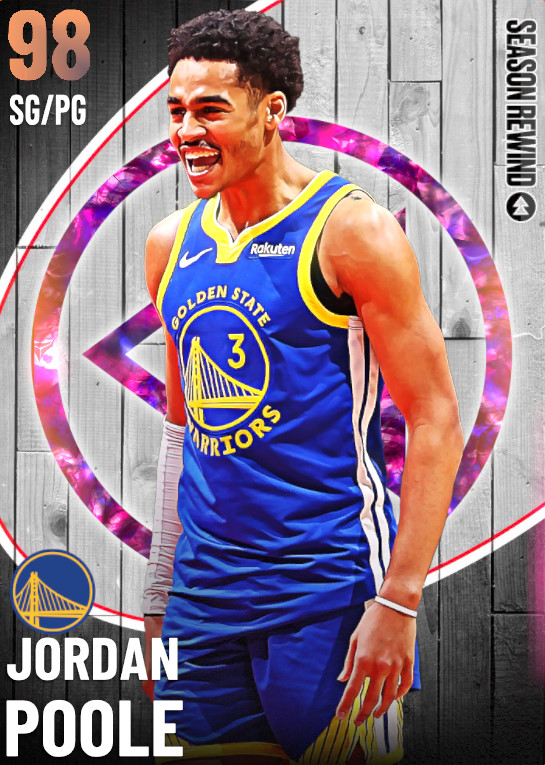 NBA 2K23  2KDB Galaxy Opal Jordan Poole (98) Complete Stats