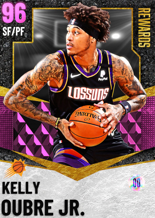 NBA 2K22  2KDB Pink Diamond Kelly Oubre Jr. (95) Complete Stats