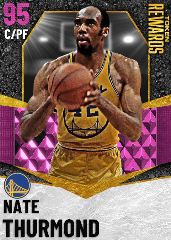 NBA 2K22  2KDB Pink Diamond Nate Thurmond (95) Complete Stats