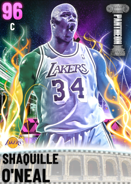NBA 2K21  2KDB Dark Matter Shaquille O'Neal (99) Complete Stats