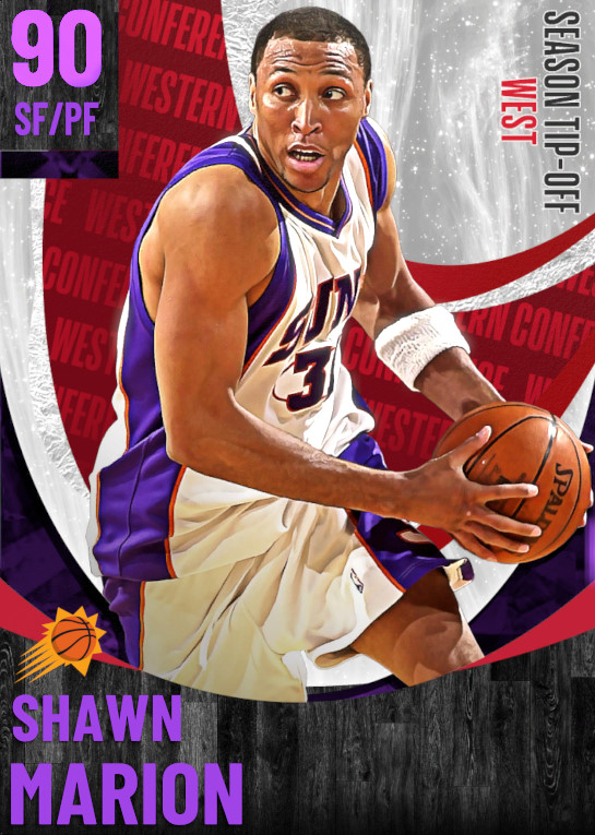 NBA 2K23  2KDB Amethyst Shawn Marion (90) Complete Stats