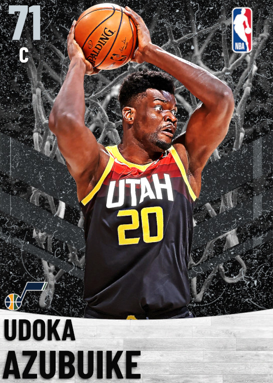 NBA 2K23  2KDB Gold Udoka Azubuike (72) Complete Stats