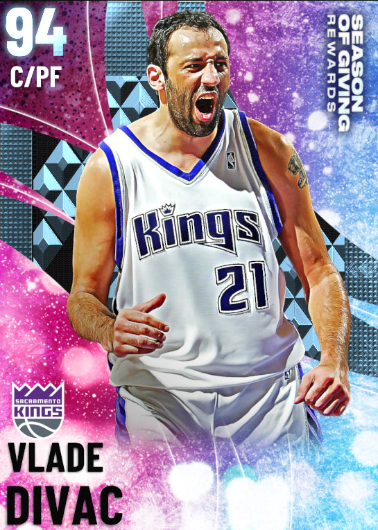 NBA 2K21  2KDB Sapphire Vlade Divac (84) Complete Stats