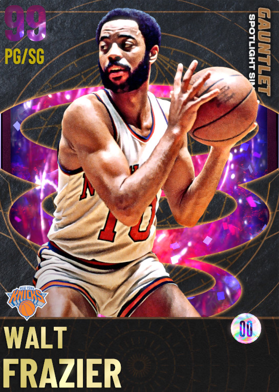 NBA 2K20  2KDB Galaxy Opal Walt Frazier (99) Complete Stats