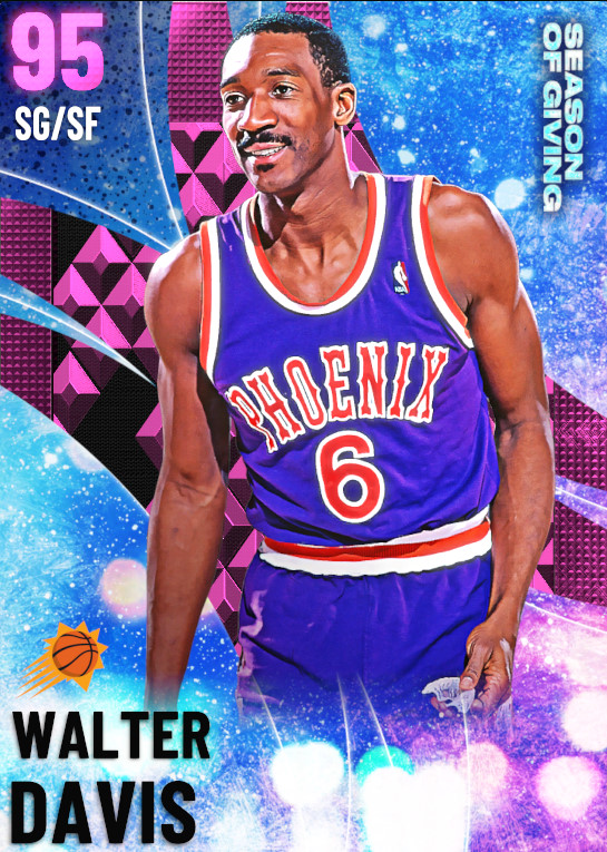 NBA 2K22  2KDB Pink Diamond Walter Davis (96) Complete Stats