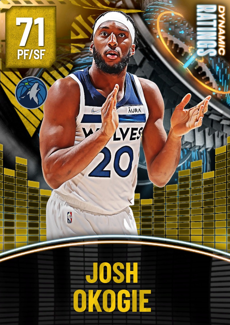 NBA 2K23  2KDB Gold Josh Okogie (70) Complete Stats