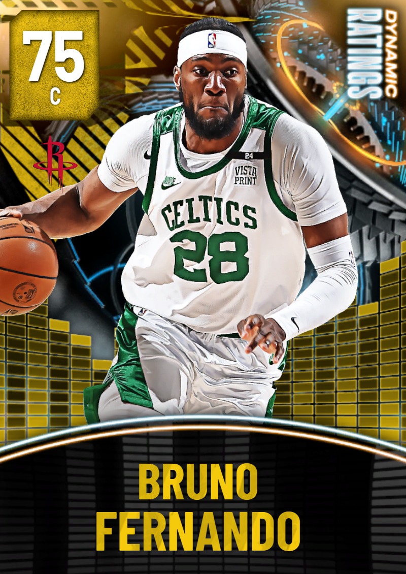 NBA 2K24  2KDB Gold Bruno Fernando (72) Complete Stats
