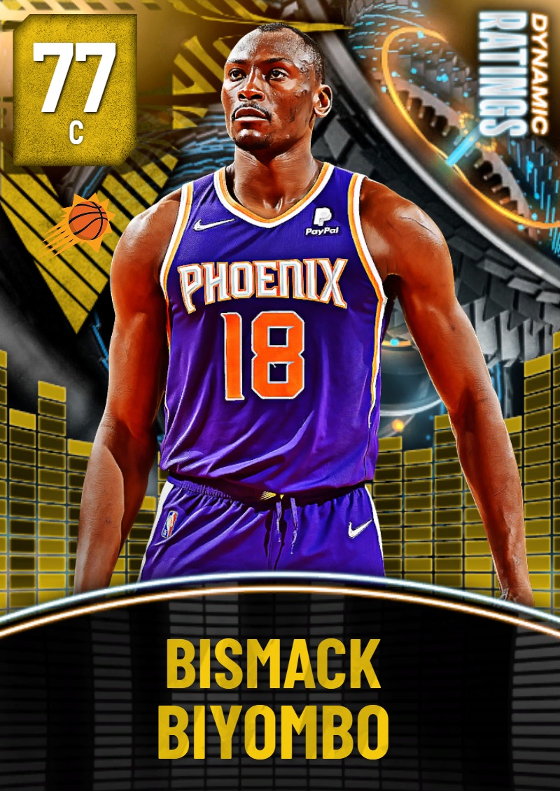 NBA 2K23  2KDB Gold Bismack Biyombo (72) Complete Stats