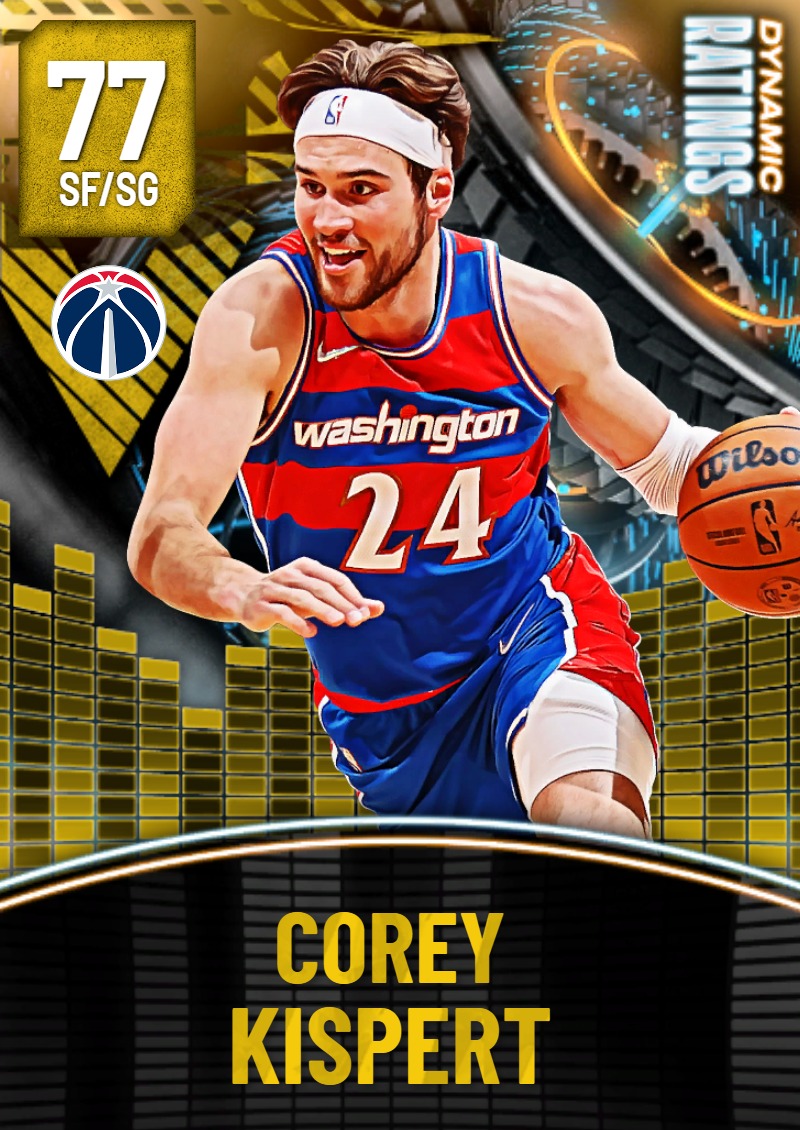 NBA 2K22 | 2KDB Gold Corey Kispert (77) Complete Stats