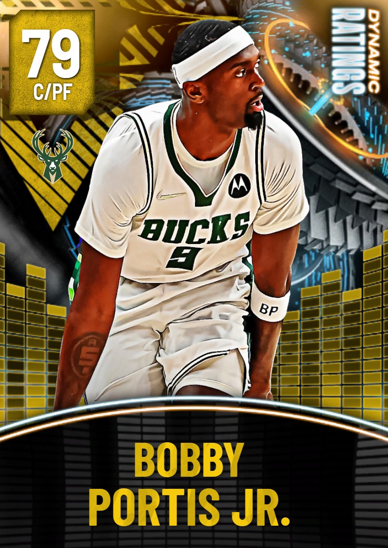 NBA 2K23  2KDB Pink Diamond Bobby Portis Jr. (95) Complete Stats