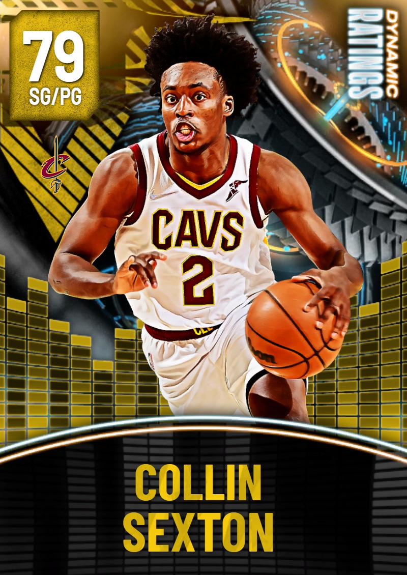 NBA 2K23  2KDB Gold Collin Sexton (76) Complete Stats