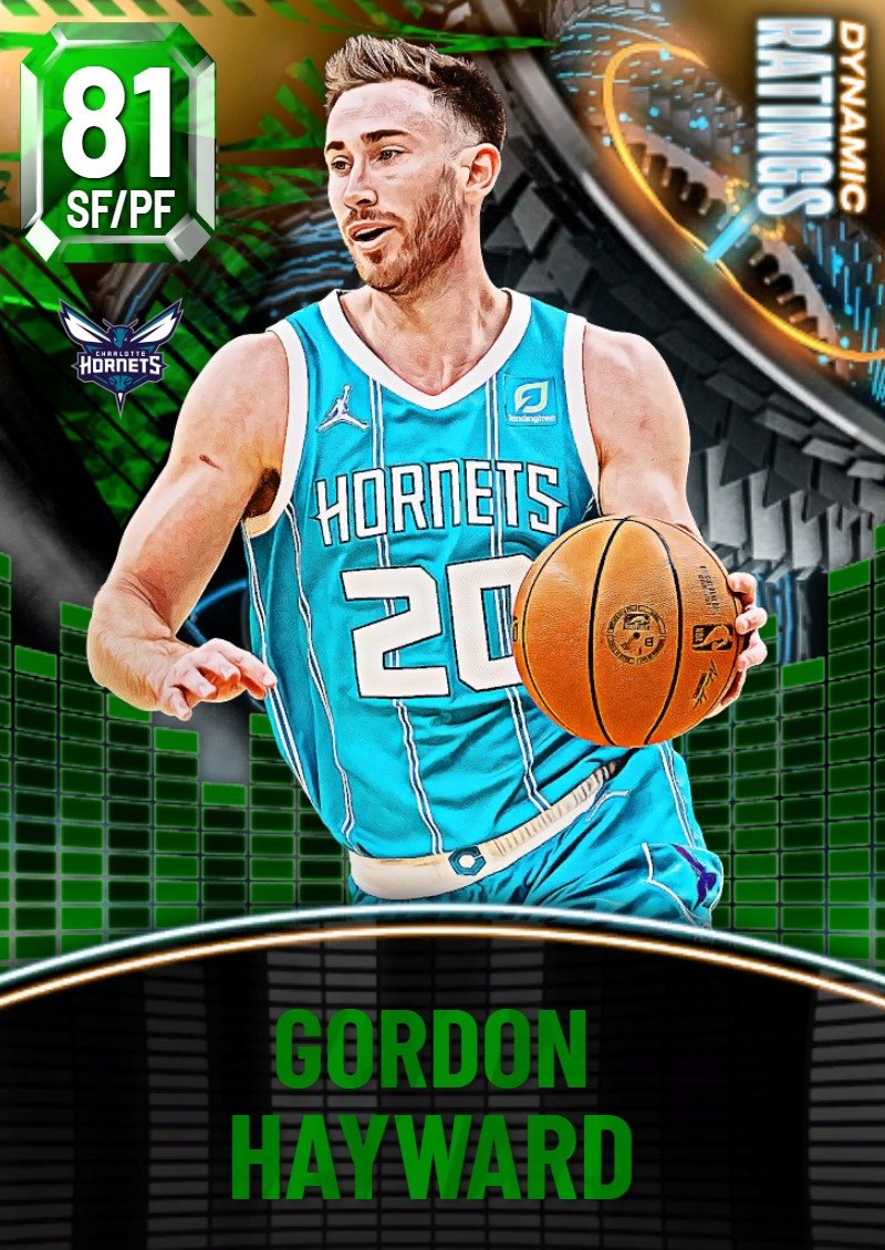 NBA 2K22  2KDB Emerald Gordon Hayward (81) Complete Stats