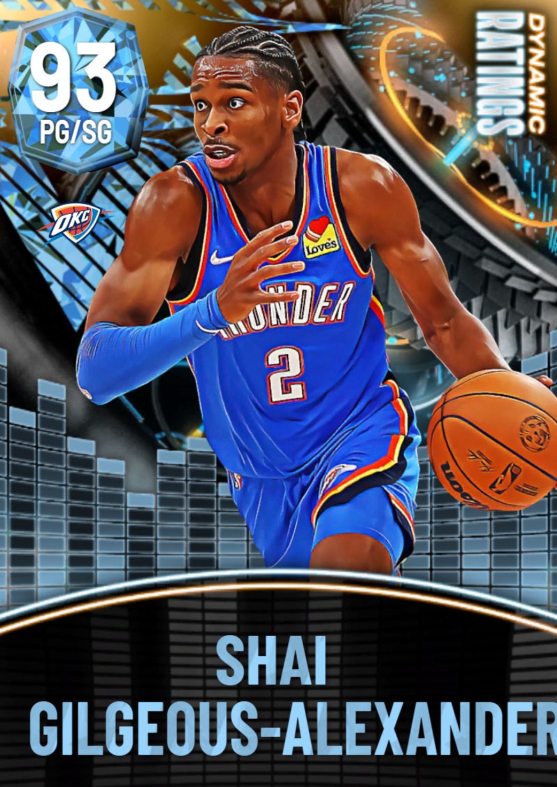 NBA 2K23  2KDB Galaxy Opal Shai Gilgeous-Alexander (97) Complete