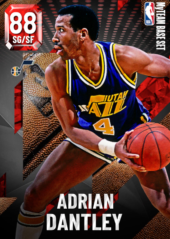 NBA 2K20  2KDB Ruby Adrian Dantley (89) Complete Stats